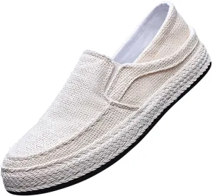 2022 Men's New Spring and Autumn Fisherman's Shoes Canvas Thick Soled Slip On Shoes Casual Shoes for Men Size 14