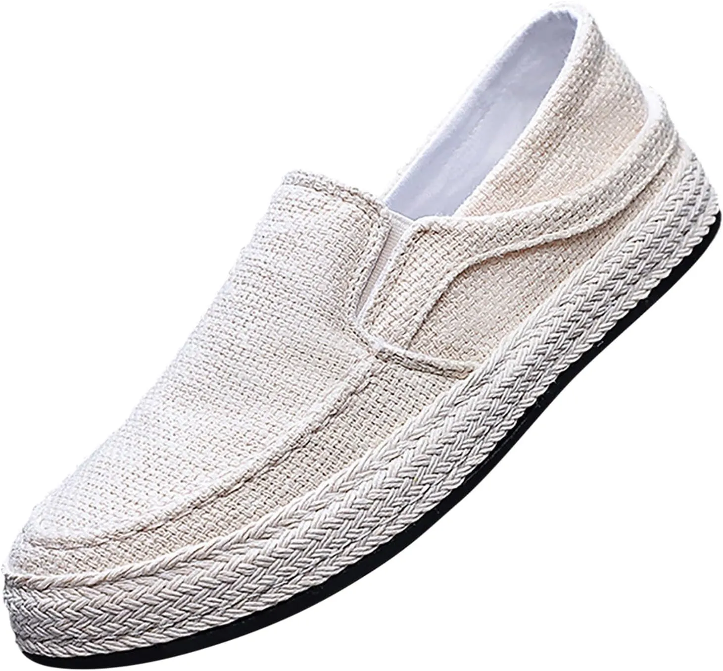 2022 Men's New Spring and Autumn Fisherman's Shoes Canvas Thick Soled Slip On Shoes Casual Shoes for Men Size 14