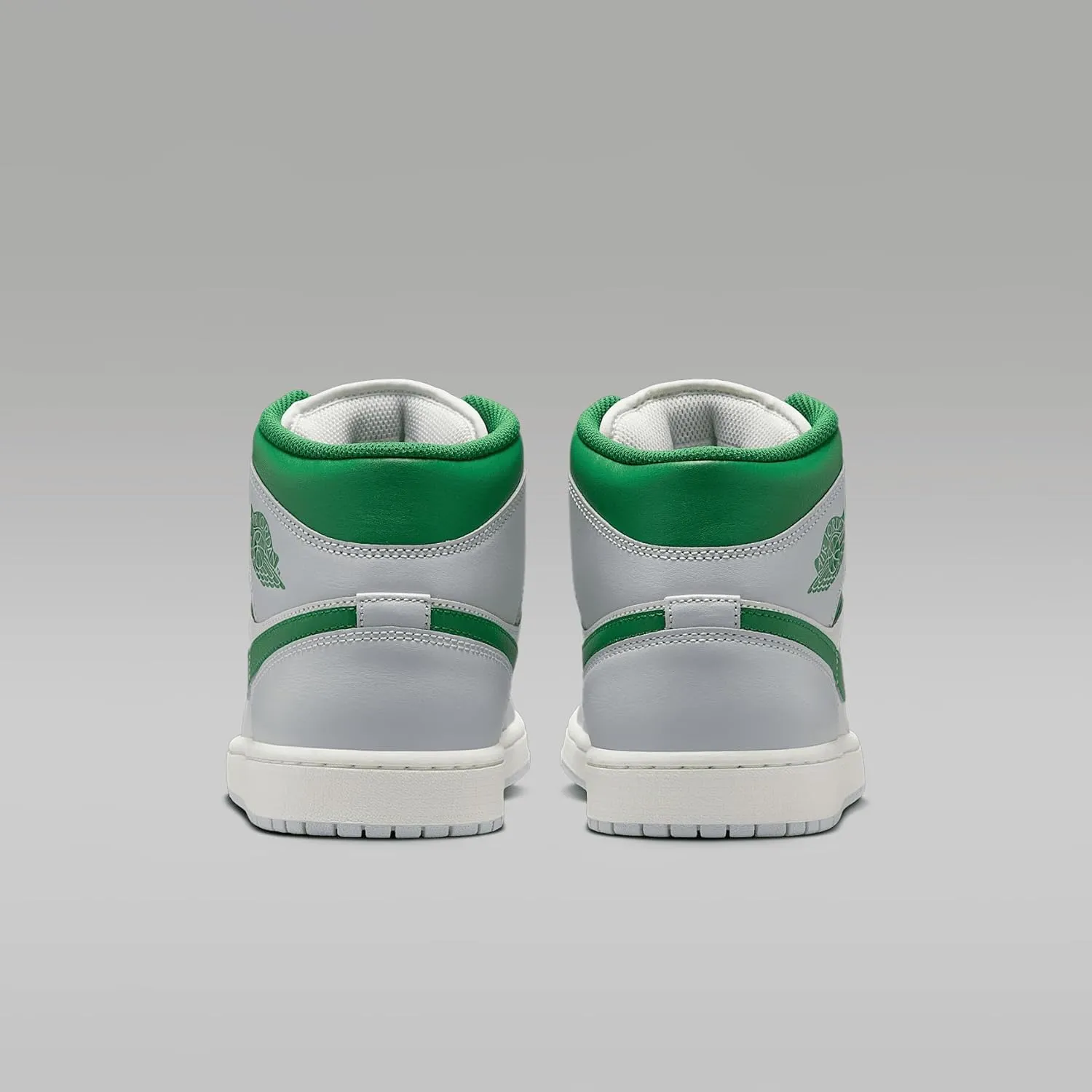 Air Jordan 1 Mid Men's Shoes (DQ8426-142, ummit White/Pure Platinum/Sail/Pine Green)
