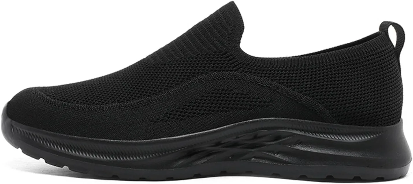 Arch Support Sports Shoes for Men Lightweight Cushion Sneaker Convenient Slip On Shoes Jogging Sneaker Men Leather