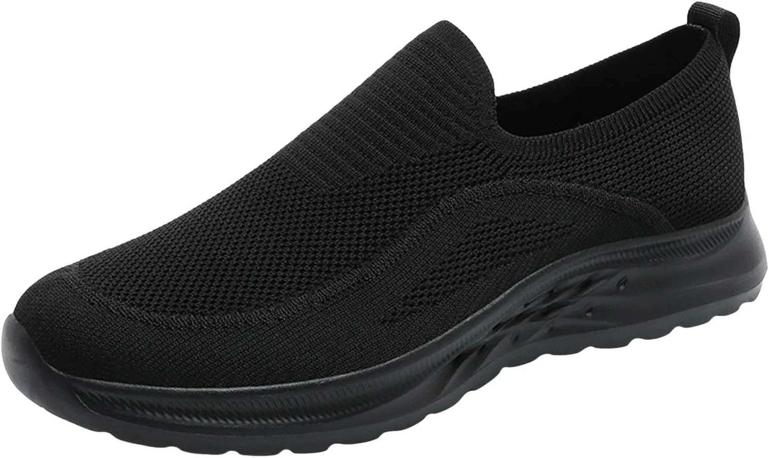Arch Support Sports Shoes for Men Lightweight Cushion Sneaker Convenient Slip On Shoes Jogging Sneaker Men Leather