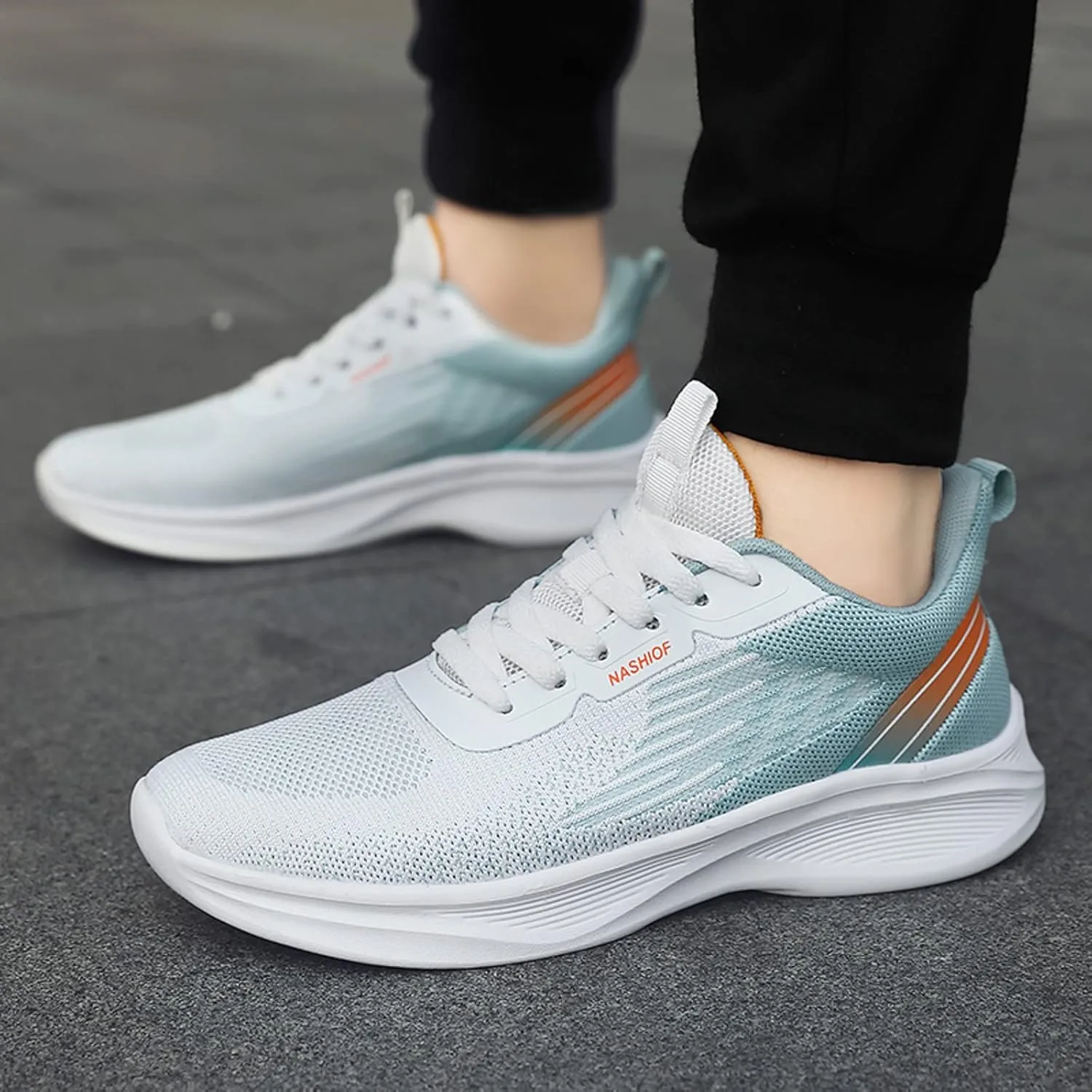 Athletic Fashion Sneakers for Men Breathable Casual Comfortable Walking Sneaker Arch Support Plantar Fasciitis