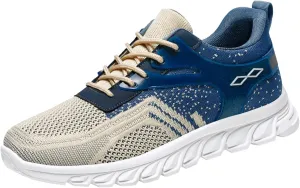 Athletic Fashion Sneakers for Men Comfortable Breathable Stretch Canvas Slip on Sneaker Non Slip Walking Shoes