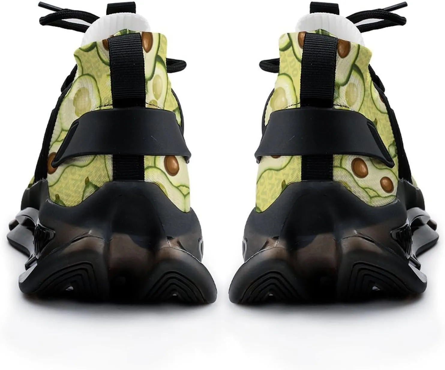 Avocados Fruit Men's Running Shoes Lightweight Walking Shoe Breathable Sneaker
