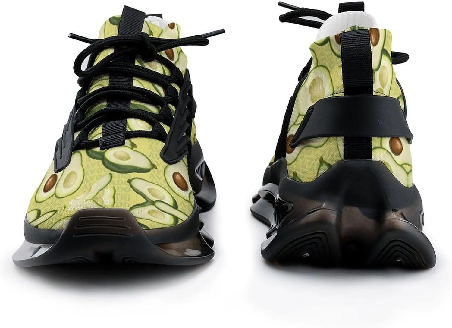 Avocados Fruit Men's Running Shoes Lightweight Walking Shoe Breathable Sneaker