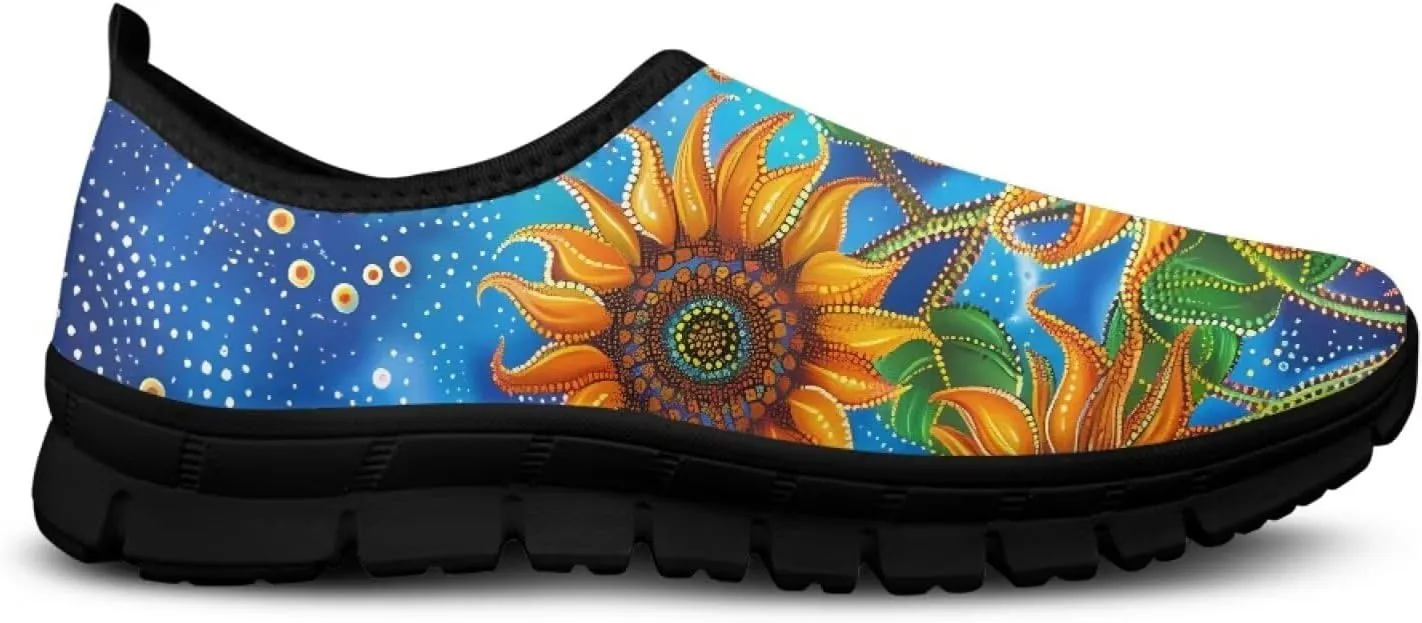 Binienty Women Slip On Loafers Comfort Low-Cut Casual Flats Breathable Mesh Sneakers Footwear