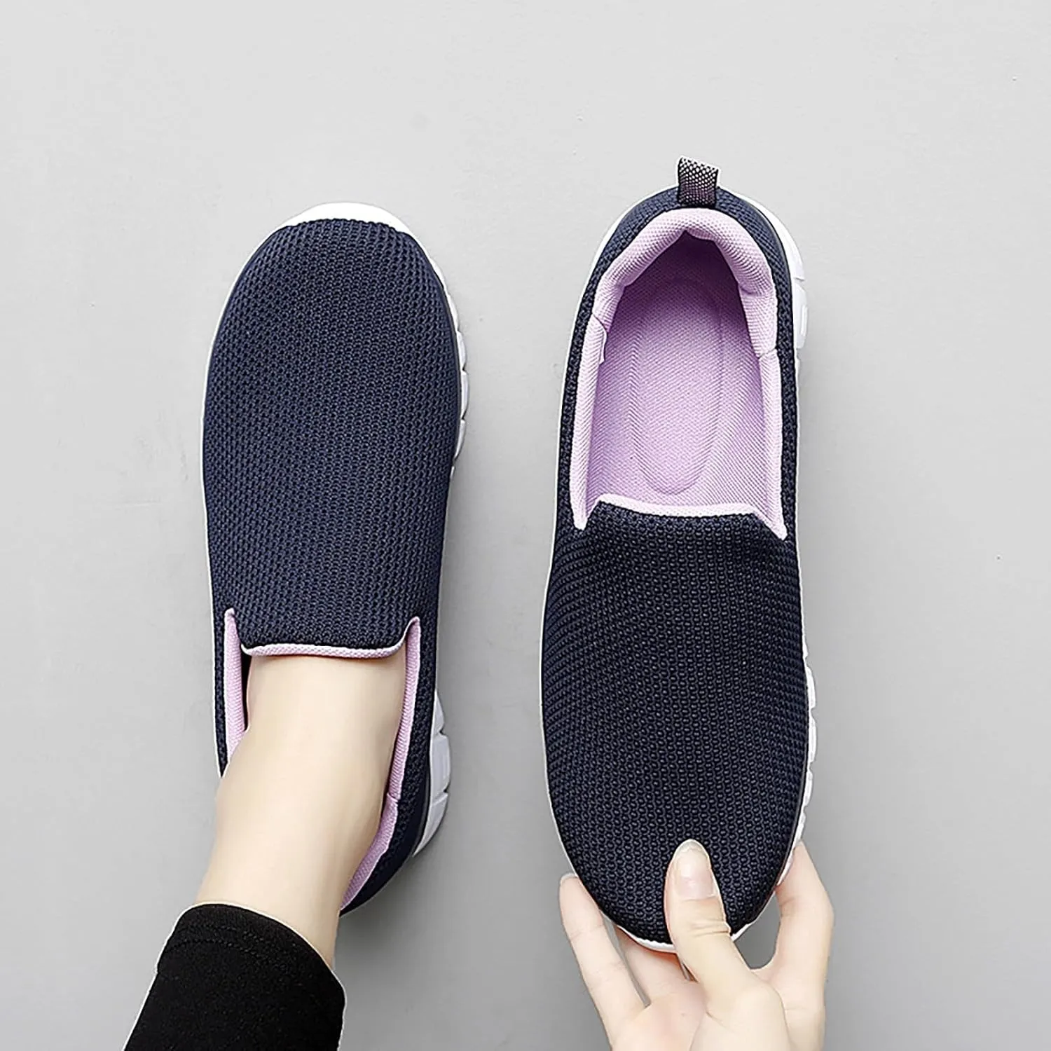 Bowling Shoes Women 8.5 Slip On Black Comfy Walking Shoes Women Womens Slip On Shoes Size 10 Wide Womens Walking Shoes Slip On Arch Support Womens Non Slip Black Work Shoes Wide Width