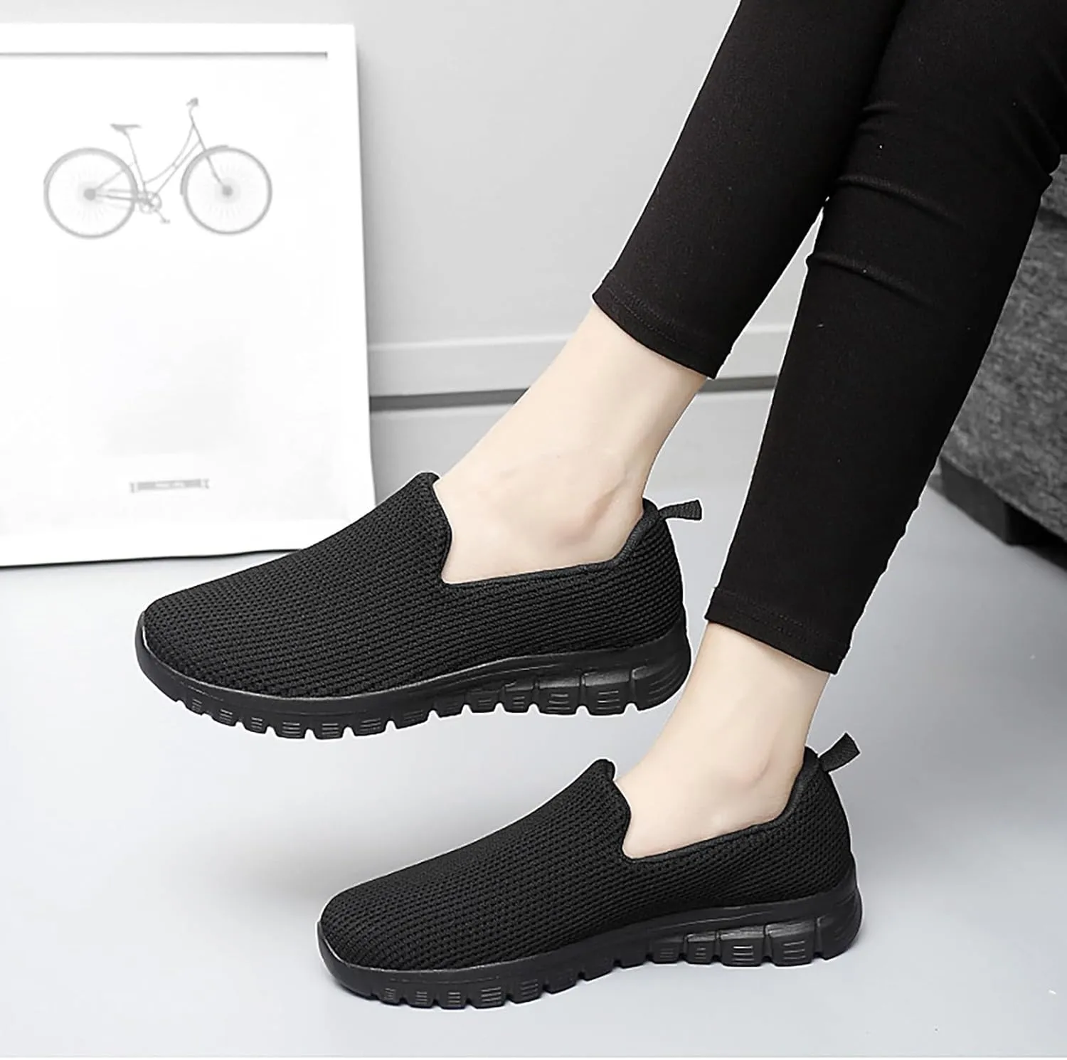 Bowling Shoes Women 8.5 Slip On Black Comfy Walking Shoes Women Womens Slip On Shoes Size 10 Wide Womens Walking Shoes Slip On Arch Support Womens Non Slip Black Work Shoes Wide Width