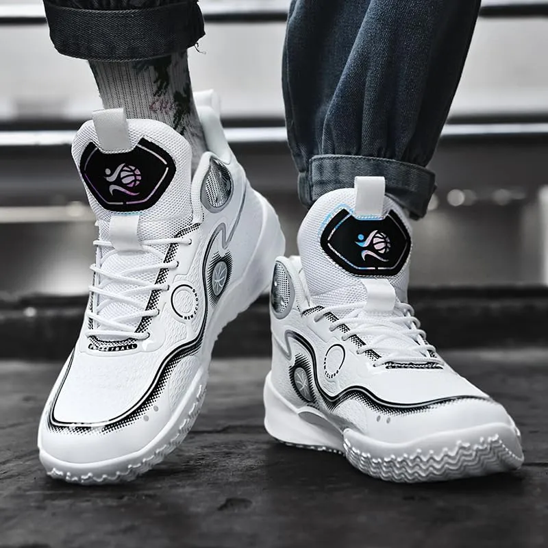 Boy's Basketball Shoes Lightweight Fashion Sneakers