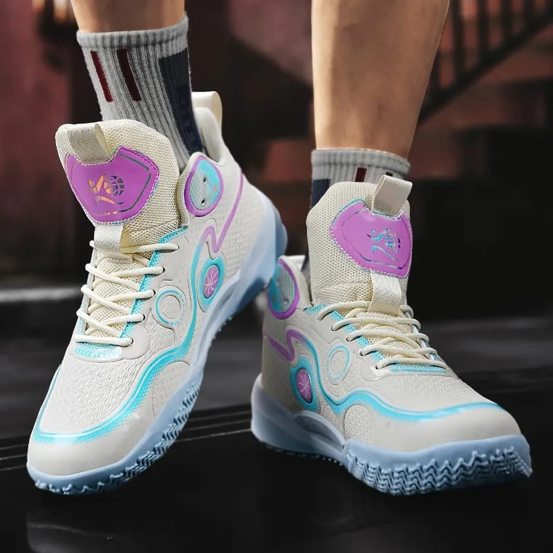 Boy's Basketball Shoes Lightweight Fashion Sneakers