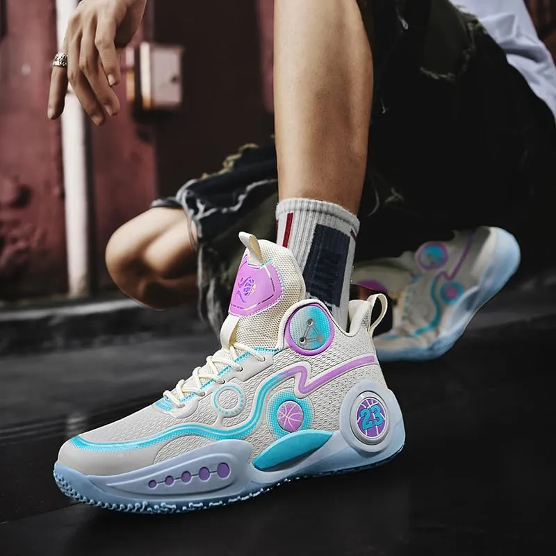 Boy's Basketball Shoes Lightweight Fashion Sneakers