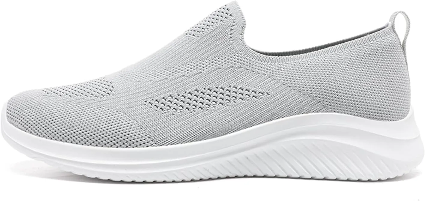 Breathable Mesh Men's Slip on Sneakers Lightweight Comfortable Non Slip Running Shoes with Cushioned Midsole for Gym, Jogging & Casual Wear Fashionable New Pattern Couple Sneaker
