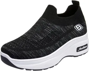 Breathable Women Shoes Leisure Trainer Shoes Running Fitness Sport Casual Wedge Outdoor Women's Things Take Vacation