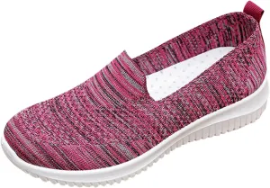Casual Outdoor Fashion Slip-on Breathable Shoes Leisure Wedges Womens Colorful Shoes
