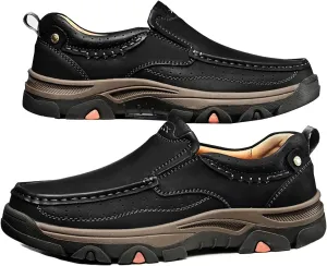 Casual Shoes for Men, Waterproof Oxfords Comfortable Walking Shoes, Lightweight Hiking Sneakers for Trekking Outdoor