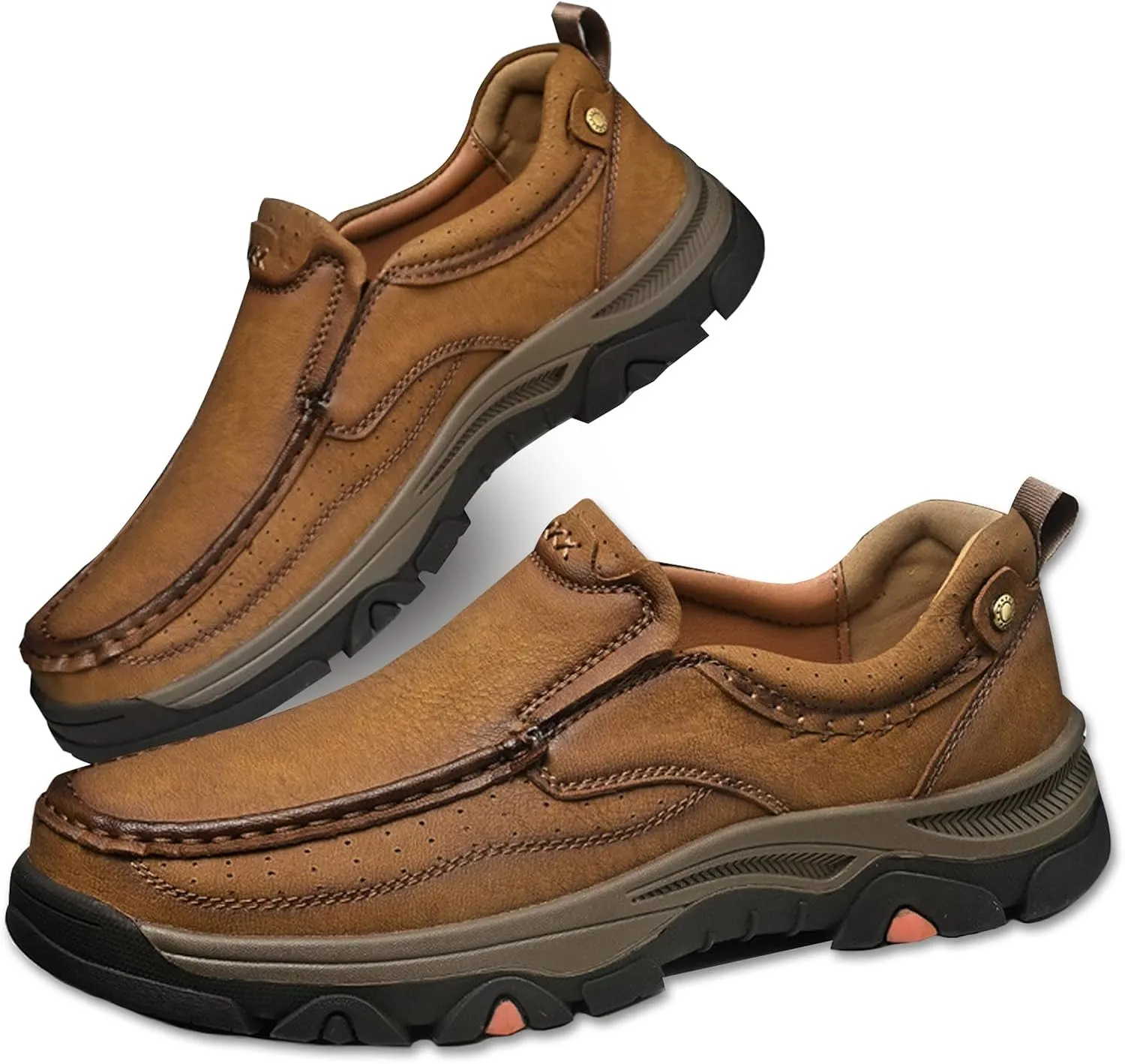 Casual Shoes for Men, Waterproof Oxfords Comfortable Walking Shoes, Lightweight Hiking Sneakers for Trekking Outdoor