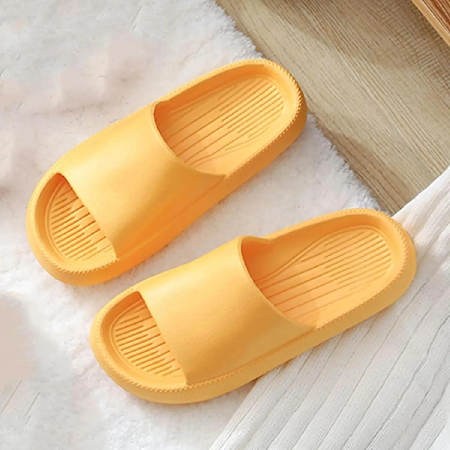 Cloud Slides For Women And Men Soft Cloud Slippers Slides Easy Clean Thick Sole Non Slip Fuzzy Womens Slipper Socks