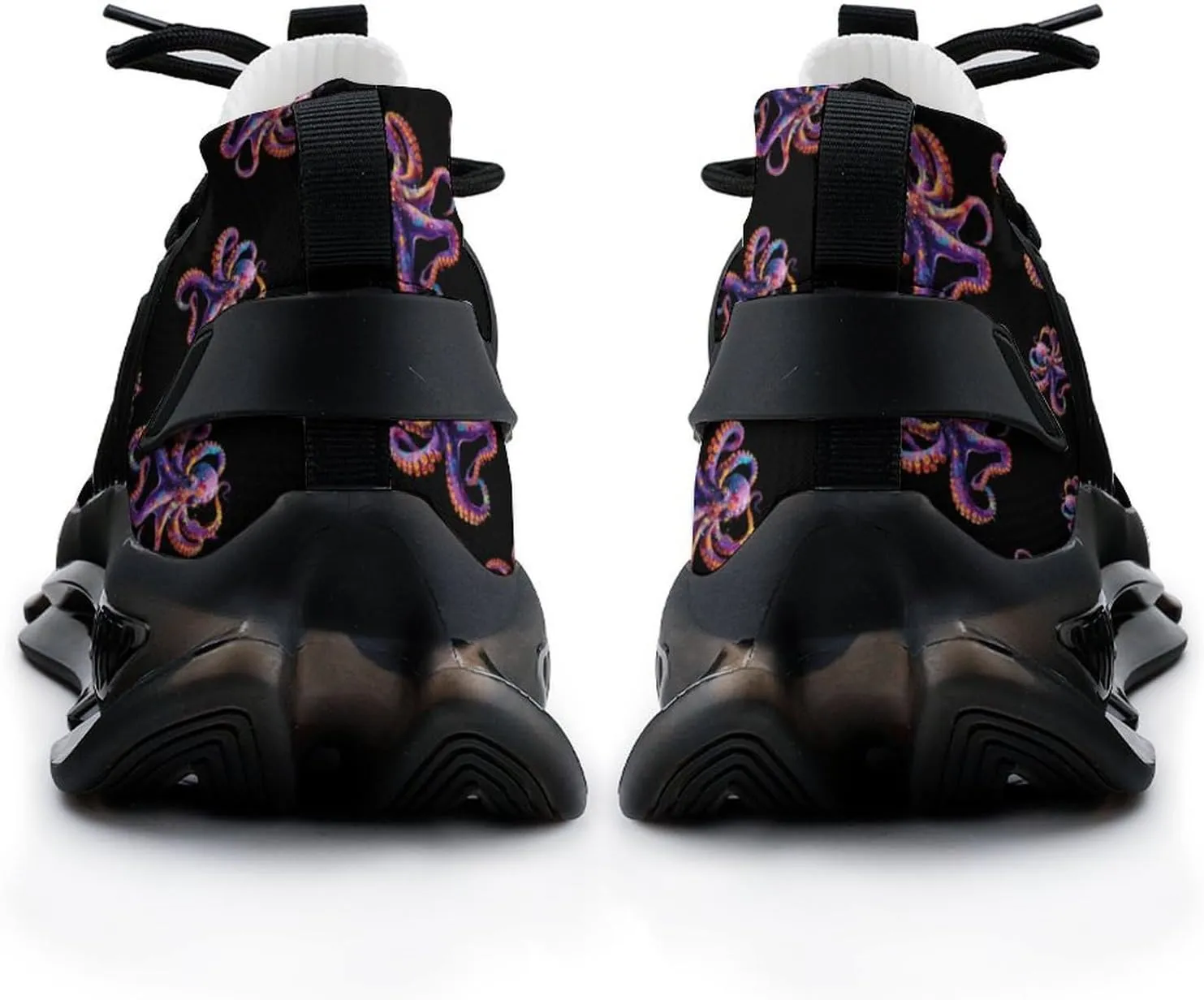 Colorful Octopus Men's Running Shoes Lightweight Walking Shoe Breathable Sneaker
