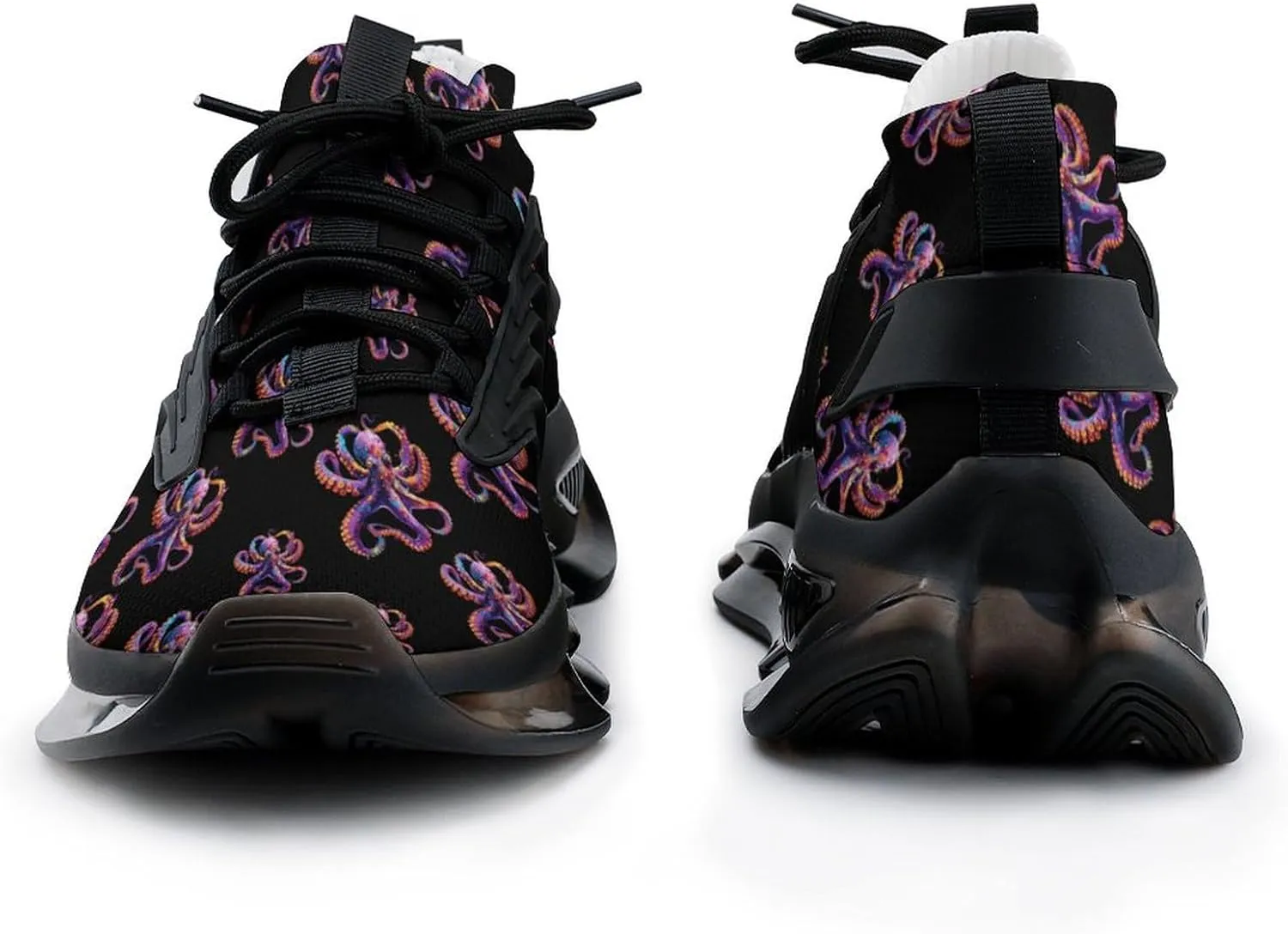 Colorful Octopus Men's Running Shoes Lightweight Walking Shoe Breathable Sneaker