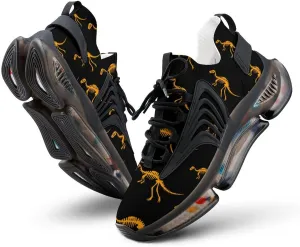 Dinosaur Bones Men's Running Shoes Lightweight Walking Shoe Breathable Sneaker