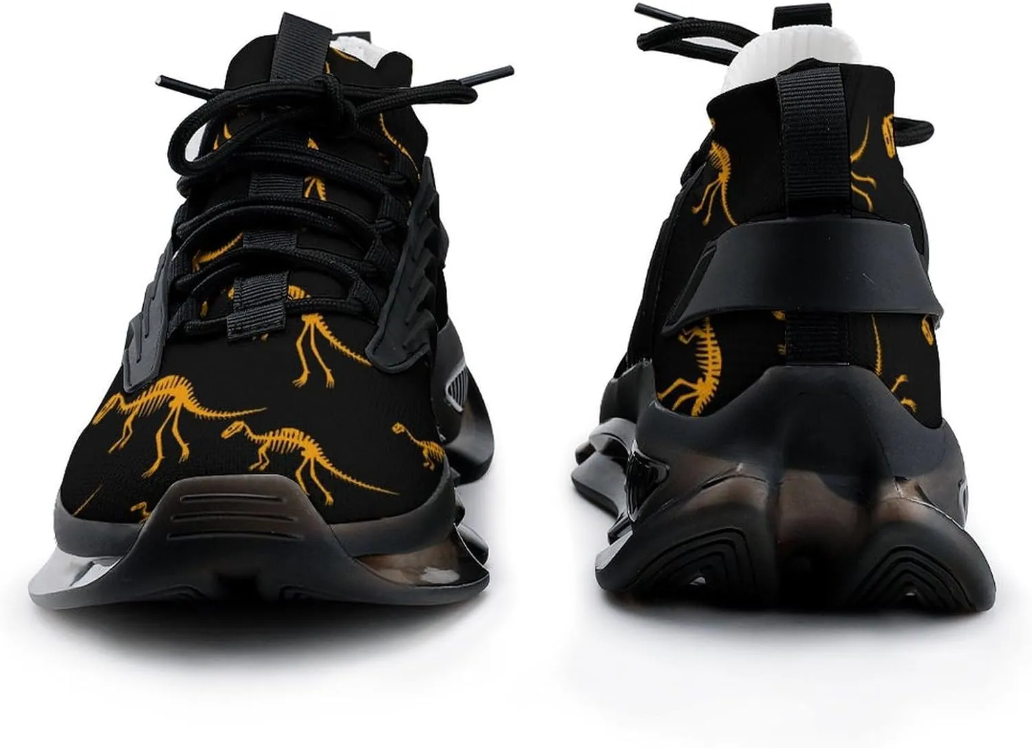 Dinosaur Bones Men's Running Shoes Lightweight Walking Shoe Breathable Sneaker