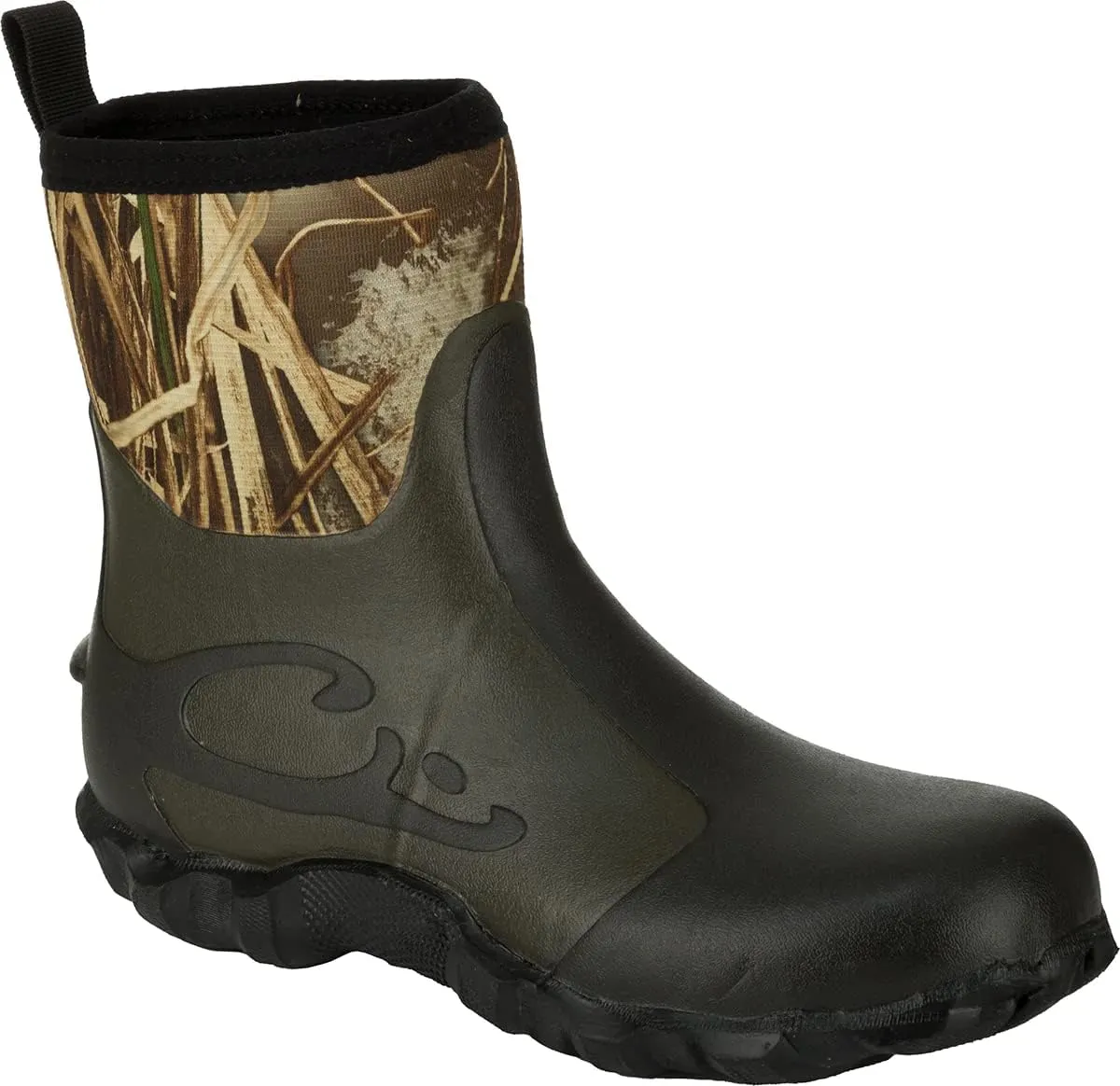 Drake Waterfowl Waterproof Slip-on Hunting Fishing 7" Mid-Top Mudder 2.0 Boots