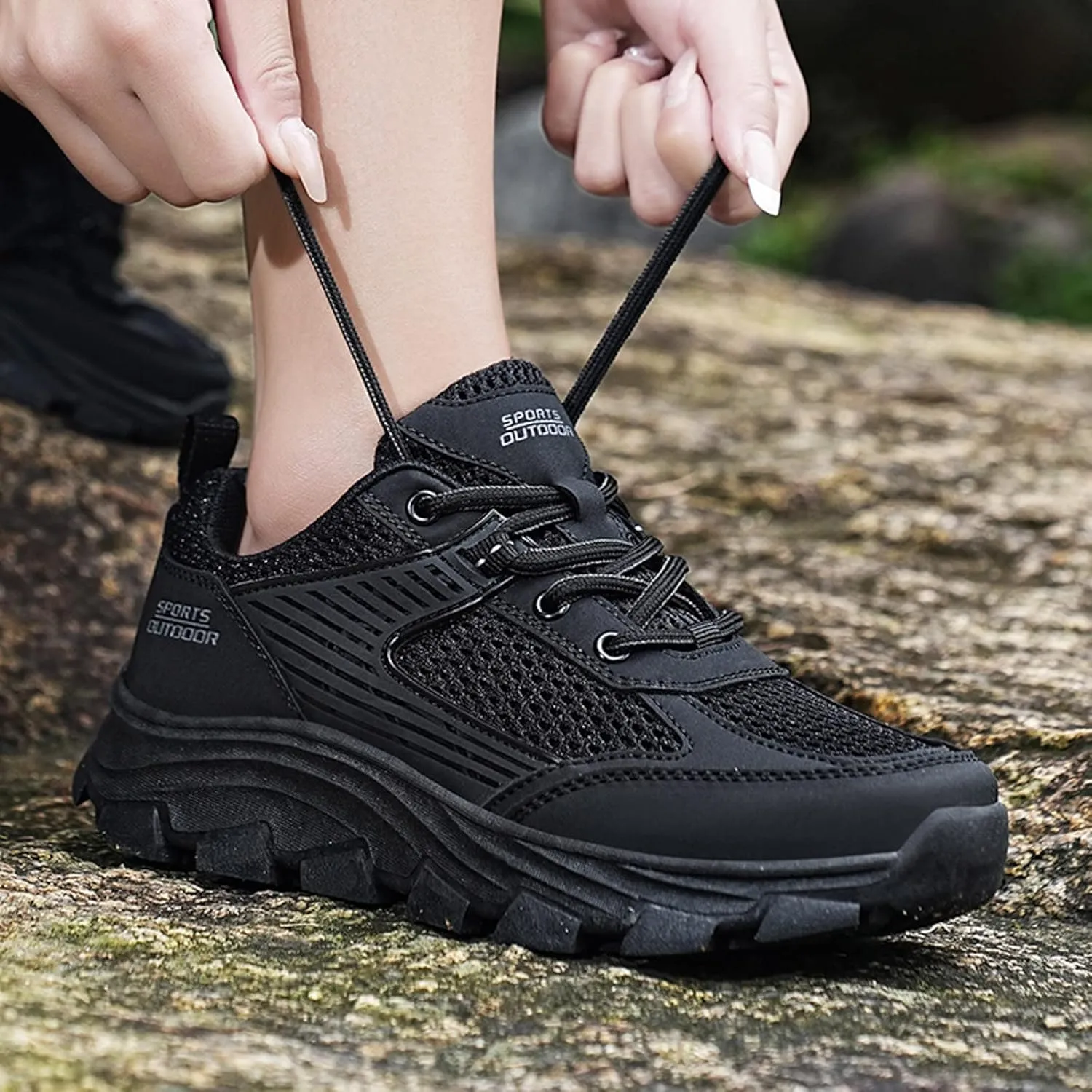Fashion Sport Shoes for Men Breathable and Light Outdoor Comfy Walking Shoe Men's Stylish Lightweight Sneakers