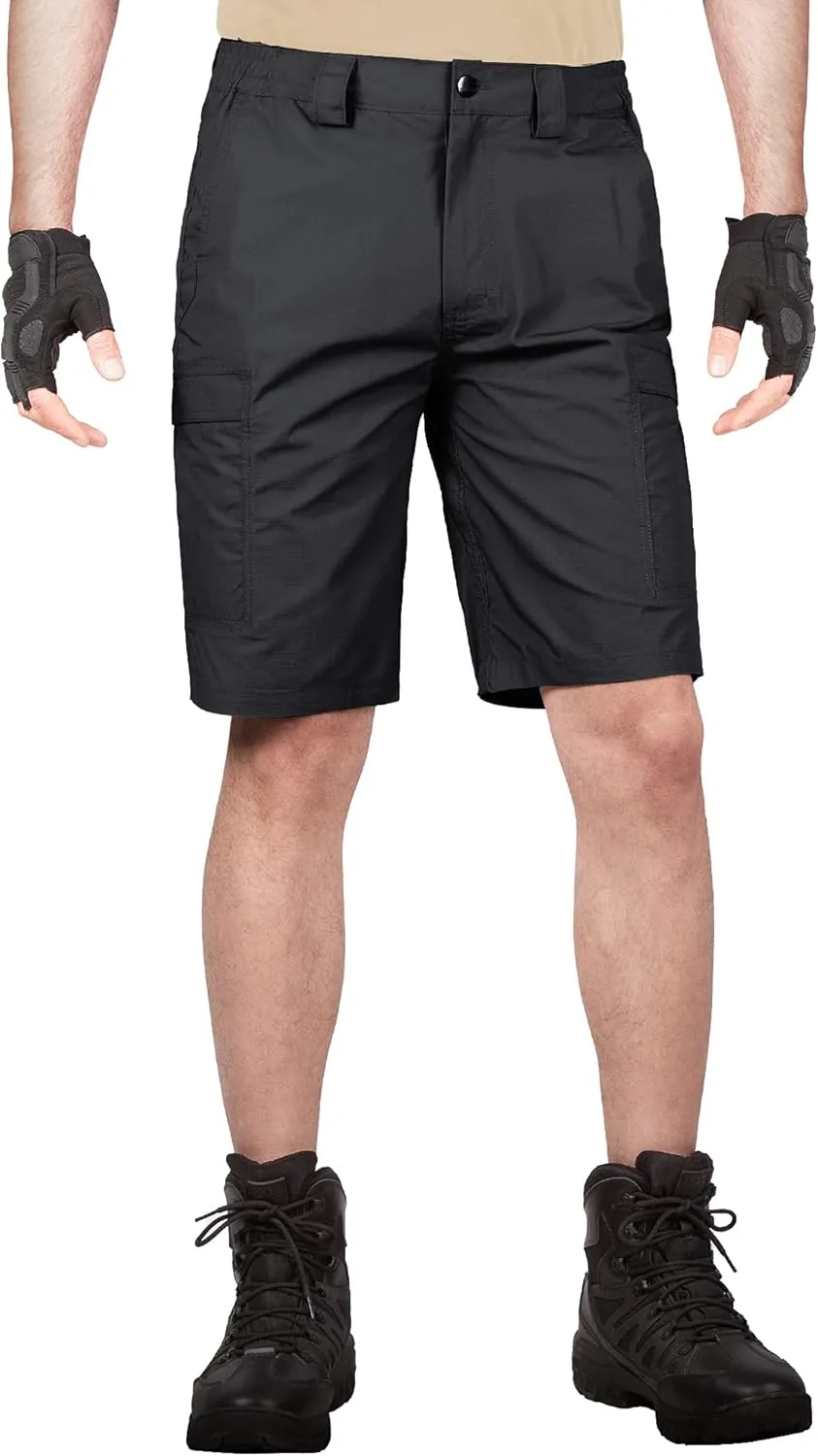 FREE SOLDIER Men's Water Resistant Tactical Hiking Shorts Relaxed Fit Work Cargo Shorts