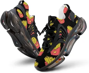 French Fries Men's Running Shoes Lightweight Walking Shoe Breathable Sneaker