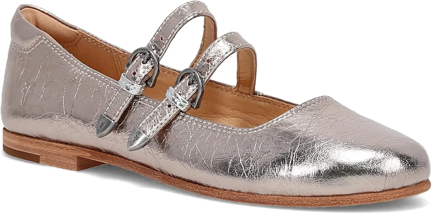 Frye Carson Multi Mary Jane Women's Flats - Stylish Leather Slip-On Shoes for Everyday Comfort and Versatile Fashion