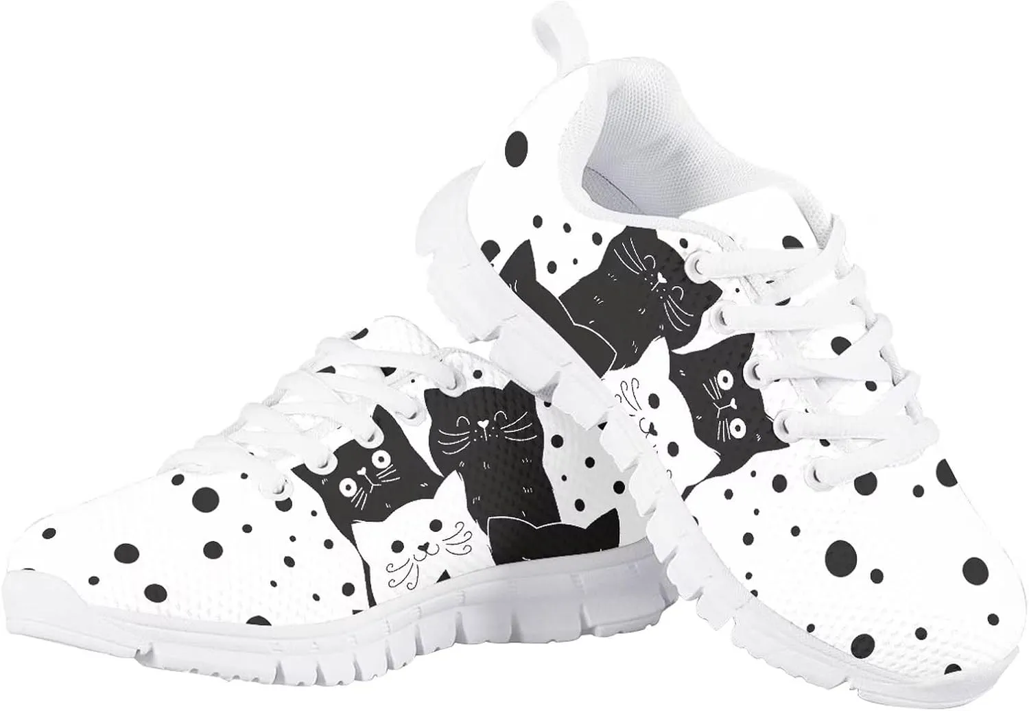 GIFTPUZZ Kids Casual Sneakers Breathable Lace Up Low Cut Sports Walking Hiking Sneakers