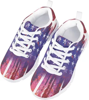 GIFTPUZZ Kids Casual Sneakers Breathable Lace Up Low Cut Sports Walking Hiking Sneakers