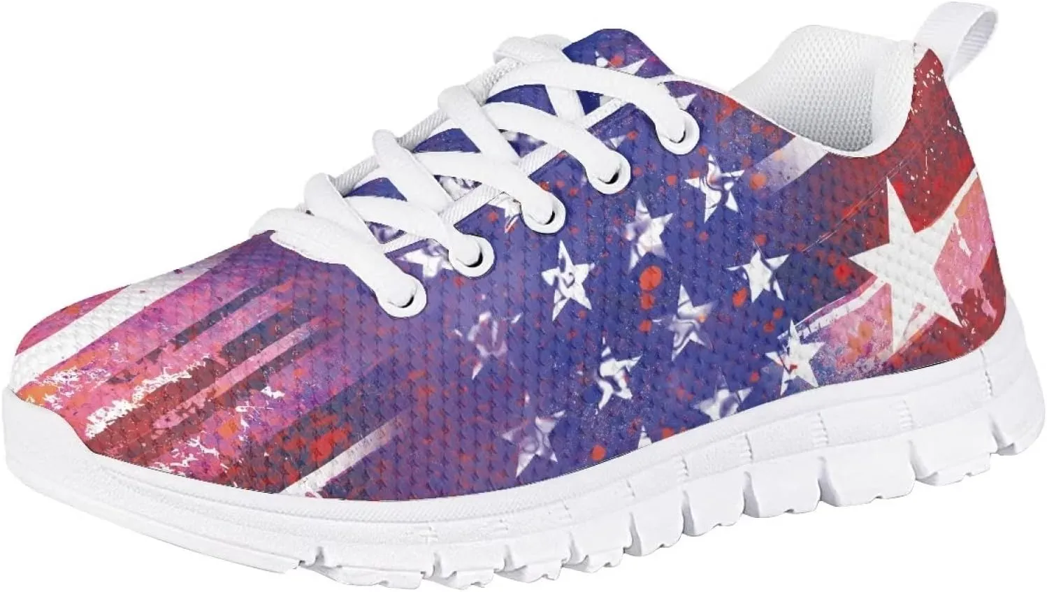 GIFTPUZZ Kids Casual Sneakers Breathable Lace Up Low Cut Sports Walking Hiking Sneakers