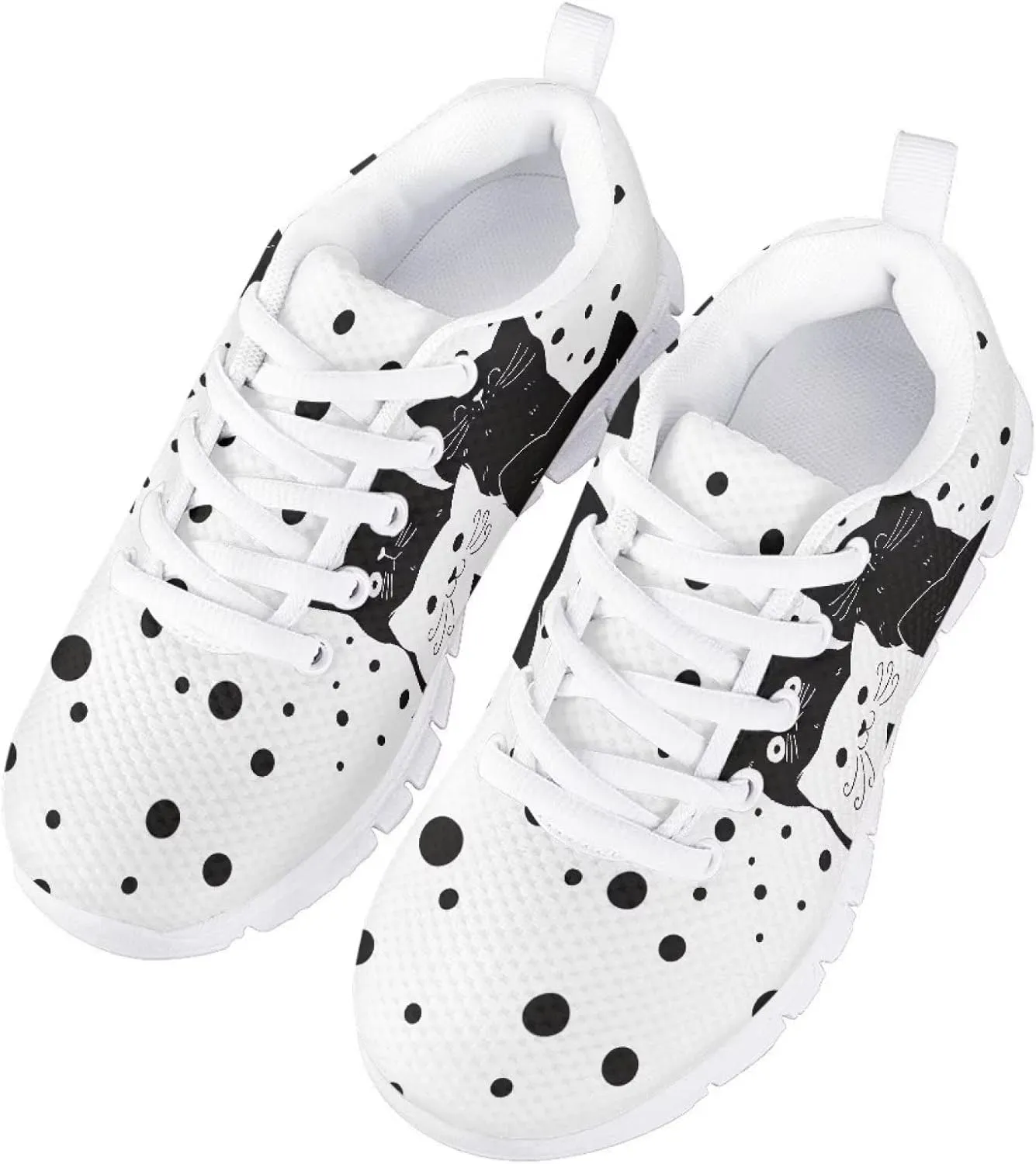 GIFTPUZZ Kids Casual Sneakers Breathable Lace Up Low Cut Sports Walking Hiking Sneakers