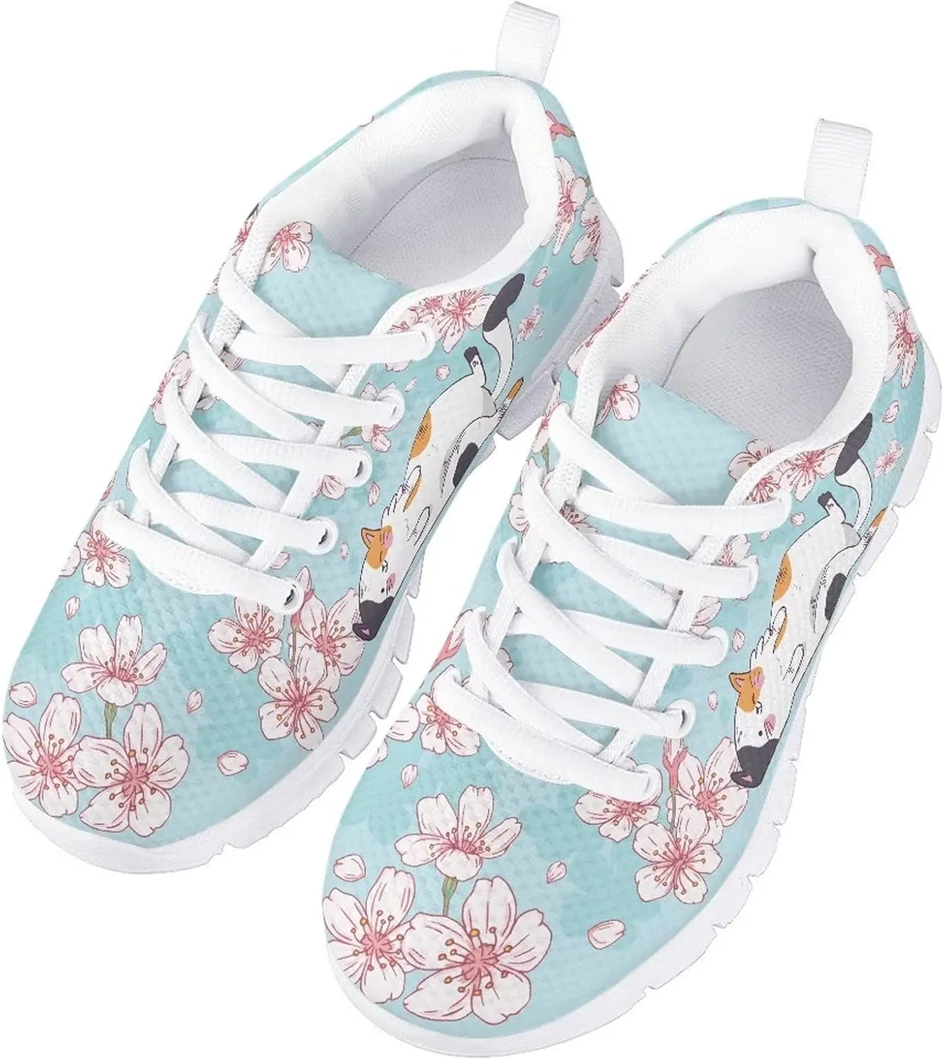 GIFTPUZZ Kids Casual Sneakers Breathable Lace Up Low Cut Sports Walking Hiking Sneakers
