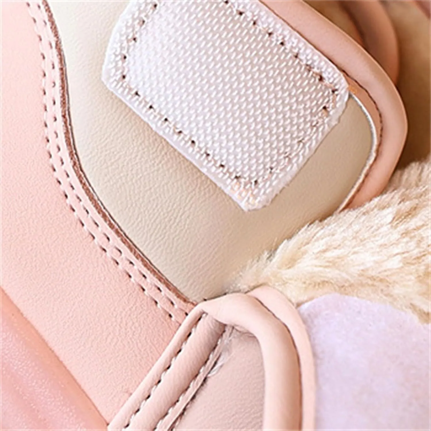 Girls Boys Snow Boots Toddler Kids Fur Lined Warm Winter Boots Light Up Snow Shoes Ankle Booties Outdoor Walking Shoes