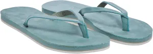 Hari Mari- Meadows- Women's Nubuck Leather Slim Fit Flip Flops with Soft V-Cut Strap- No Break Ins, Firm Arch Support, and Slim Contoured Sandal Profile