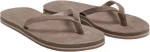 Hari Mari- Meadows- Women's Nubuck Leather Slim Fit Flip Flops with Soft V-Cut Strap- No Break Ins, Firm Arch Support, and Slim Contoured Sandal Profile