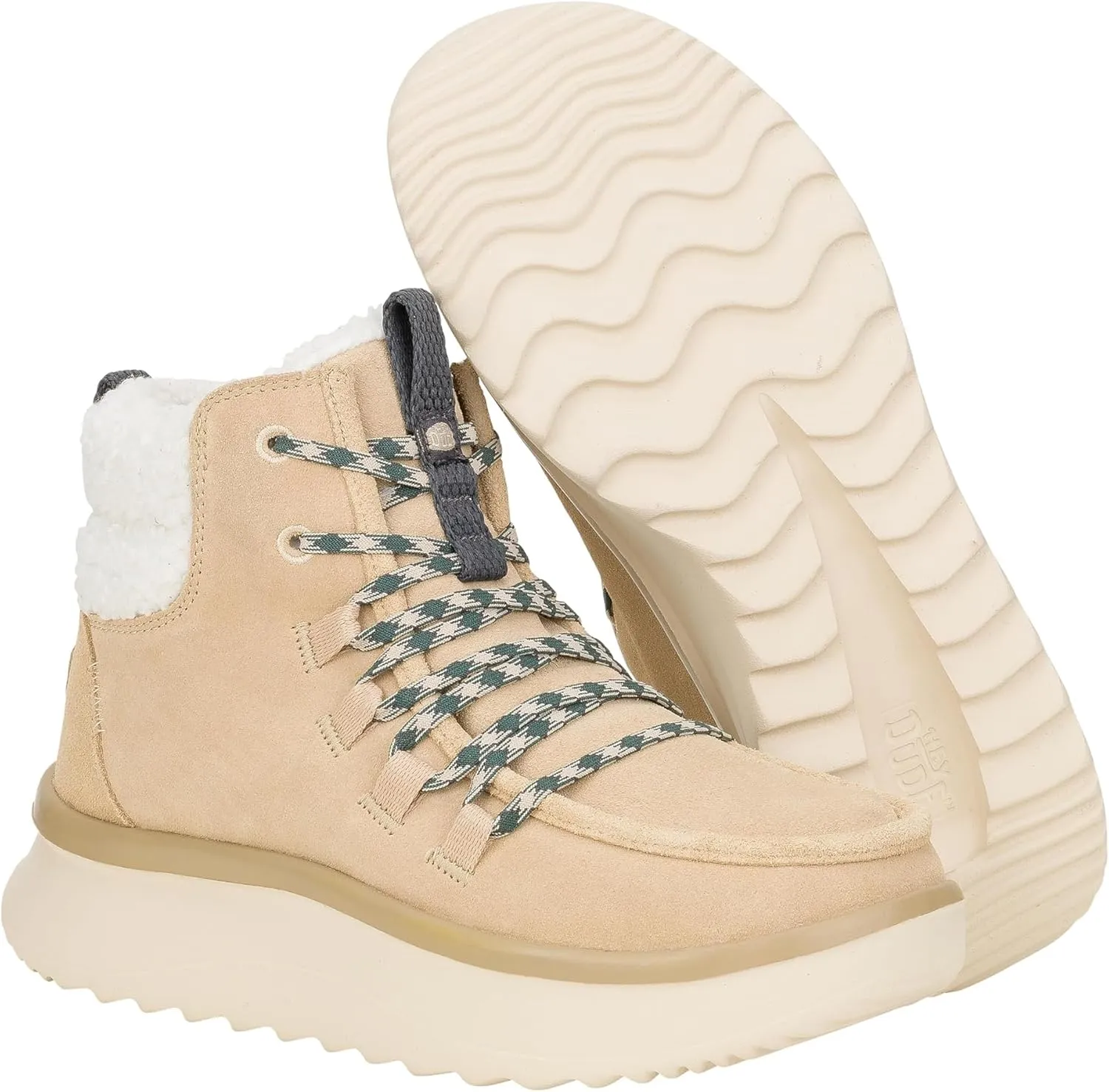 Hey Dude Women's Wendy Peak Apres Suede Cozy Ankle Boot