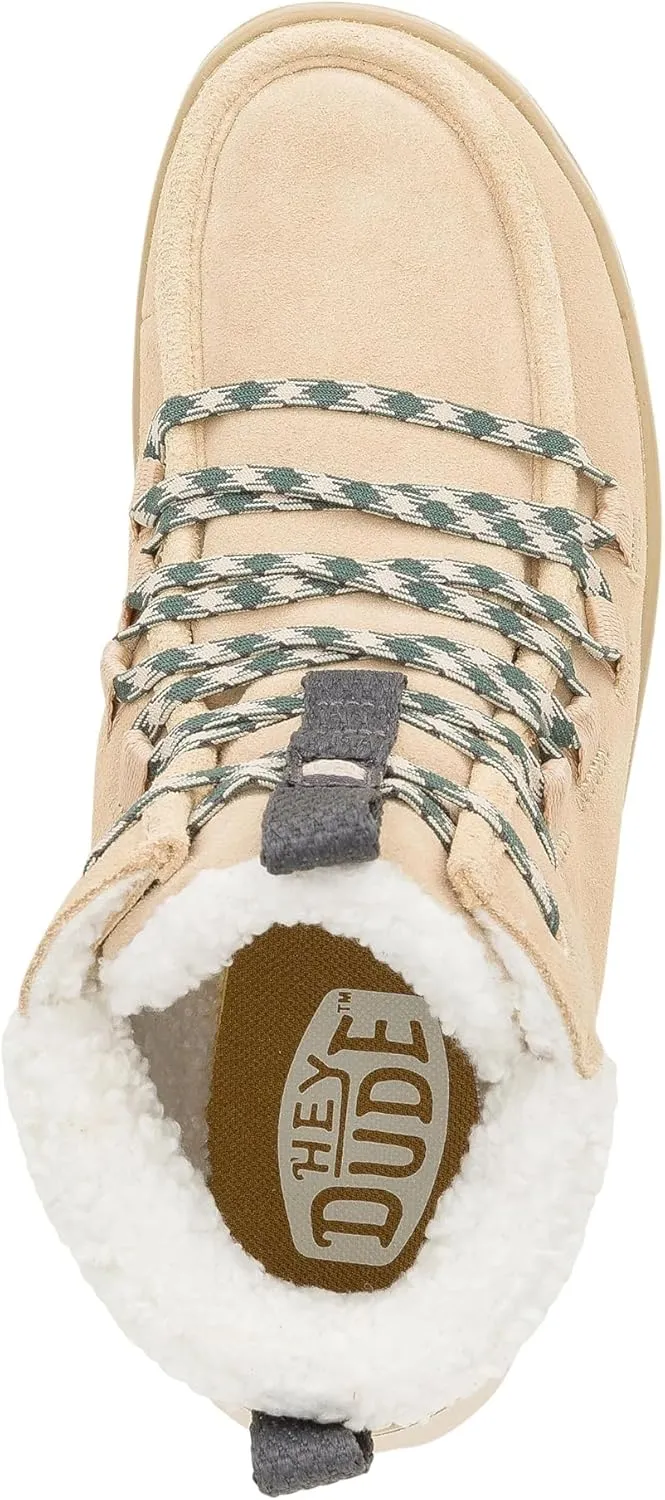 Hey Dude Women's Wendy Peak Apres Suede Cozy Ankle Boot