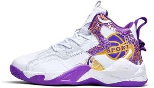 High Upper Basketball Shoes for Men Sneakers Breathable Sports Shoes Anti Slip