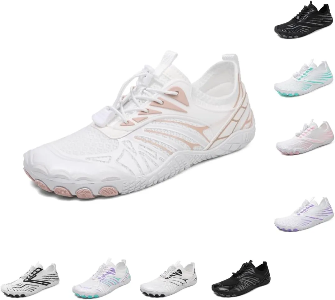 Hike Barefoot Shoes for Men Women Breathable Athletic Zero Drop Trail Walking Shoes with Wide Toe Box ealthy & Non-Slip Barefoot Shoe Running Sneakers Unisex