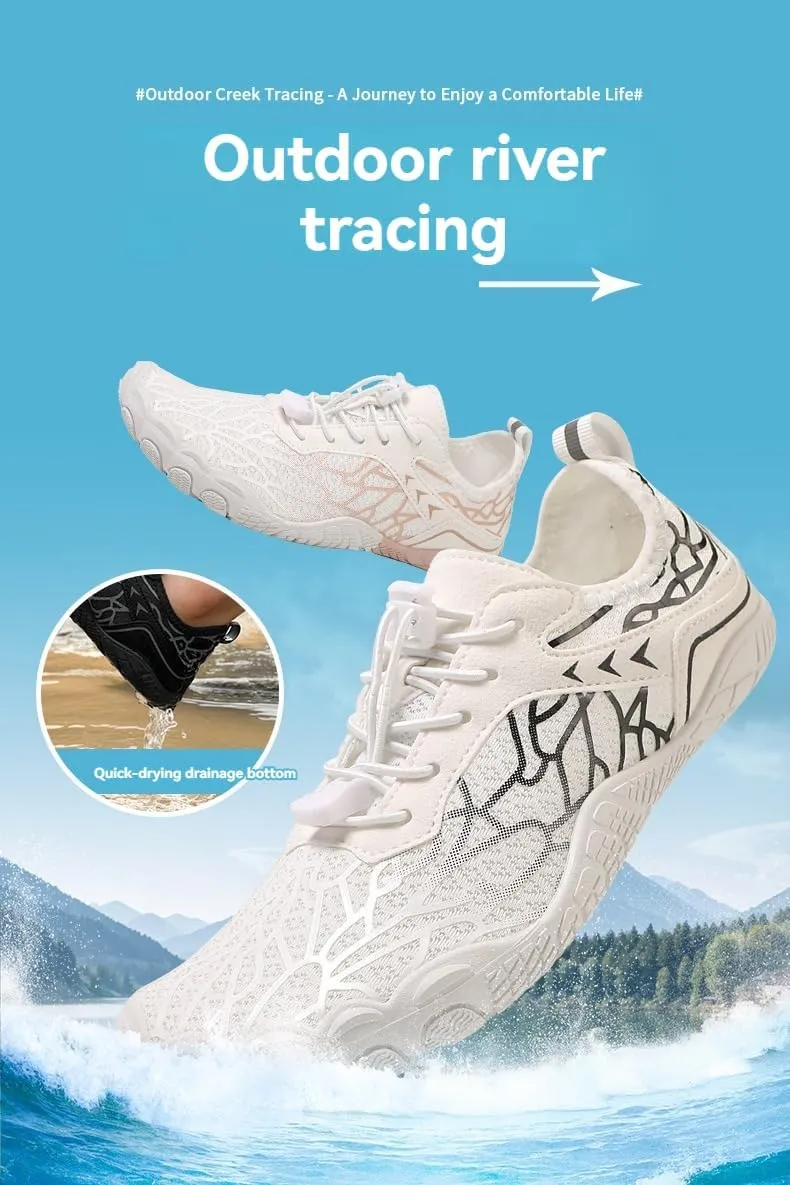Hike Barefoot Shoes for Women Men Wide Toe Box Athletic Waterproof Trail Running & Non-Slip Barefoot Footwear