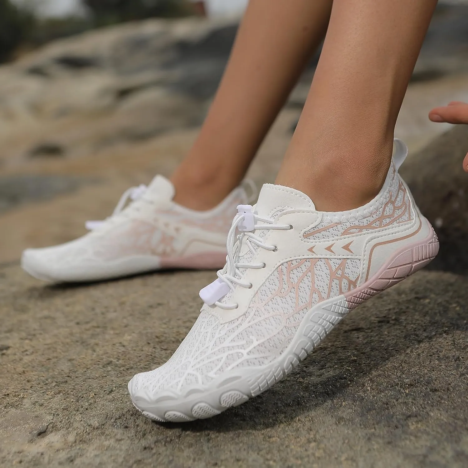 Hike Barefoot Shoes for Women Minimalist Trail Running Barefoot Shoes Wide Toe Box Comfortable Athletic Footwear Pro Healthy and Non-Slip Breathable Barefoot Shoe Hiking Walking Shoe Unisex