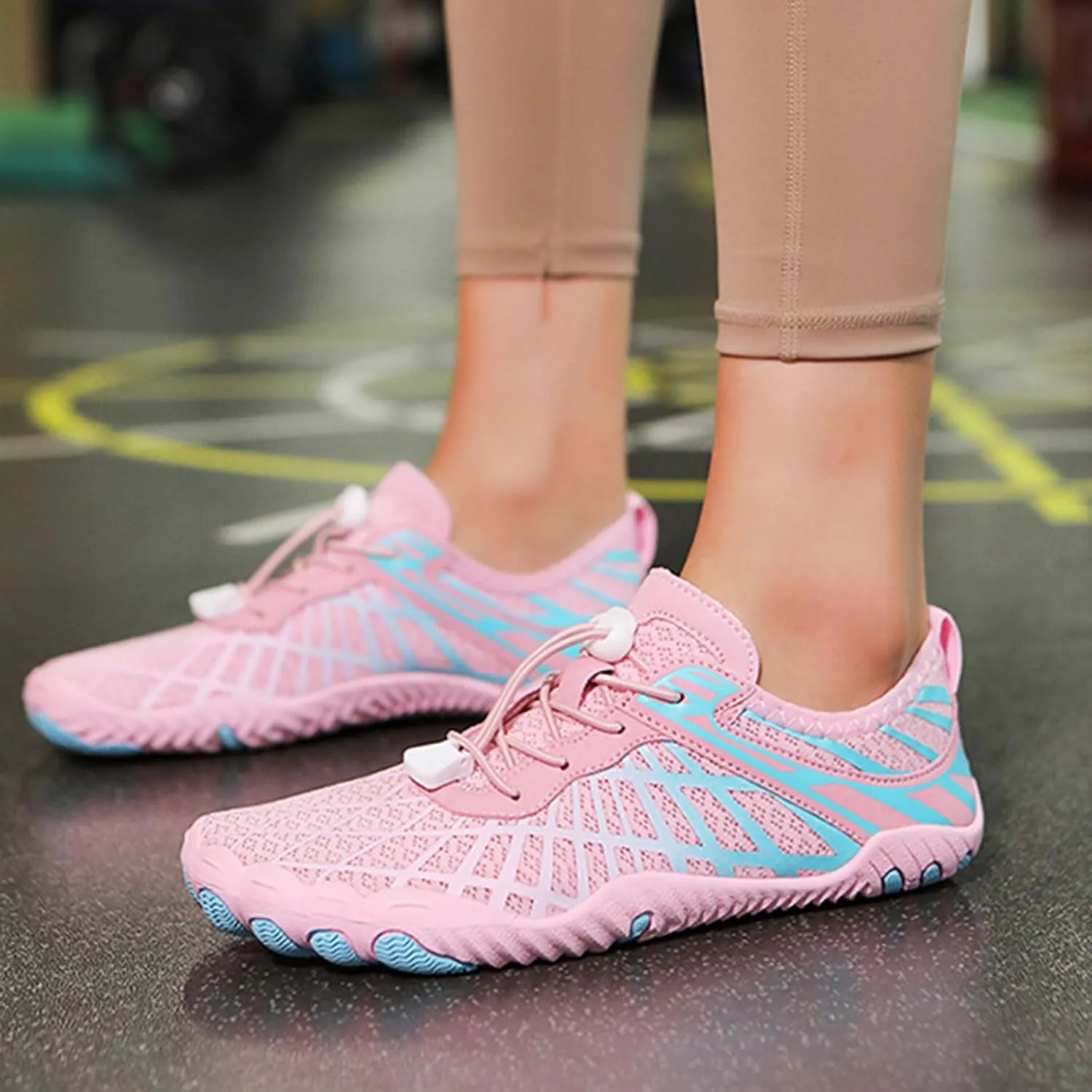 Hike Barefoot Shoes Women Men Healthy & Non-Slip Quick Dry Wide Toe Athletic Footwear Running Hiking Pool Beach Water Shoes Breathable Lightweight Walking Sneakers Unisex