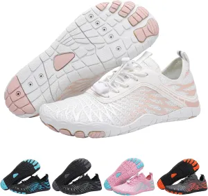 Hiking Barefoot Shoes for Women Men Pro-Healthy&Non-Slip Water Shoe Quick Drying Breathable Hike Walking Shoes Waterproof Trail Running Water Shoe Wide Toe Box Footwear Beach Sneakers Unisex