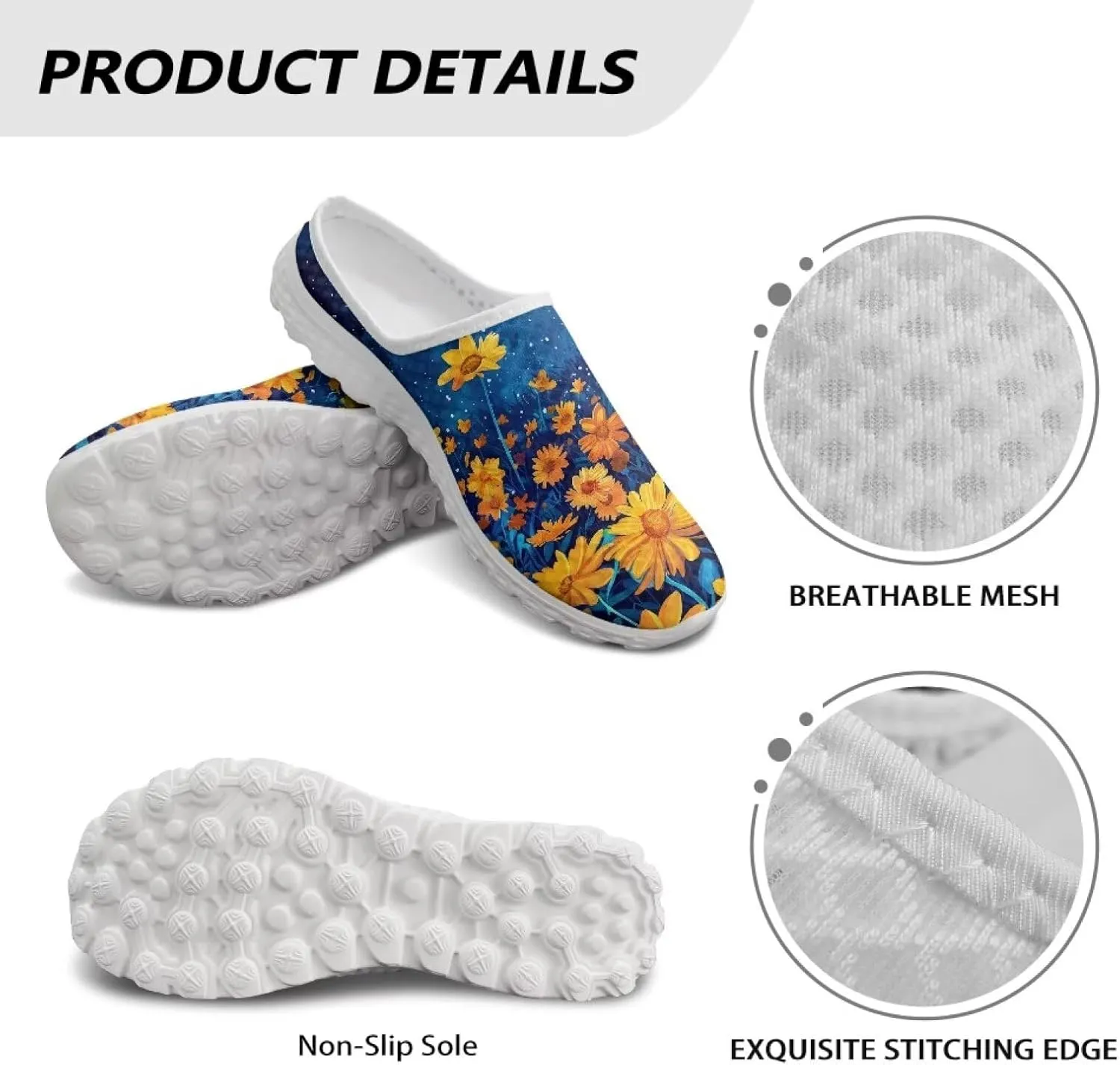 Howilath Women's Sport Mules Tennis Shoes Slip on Garden Shoes Loafers Fashion Backless Sneakers for Street Style Outdoor