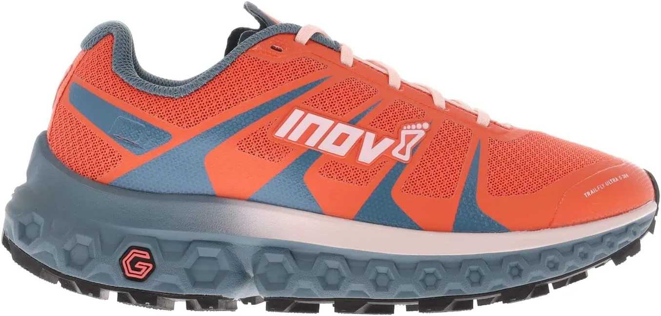 Inov-8 Women's Trailfly Ultra G 300 Max Breathable Light Comfortable Cushioned Terrain Running Shoes | Wider Fit