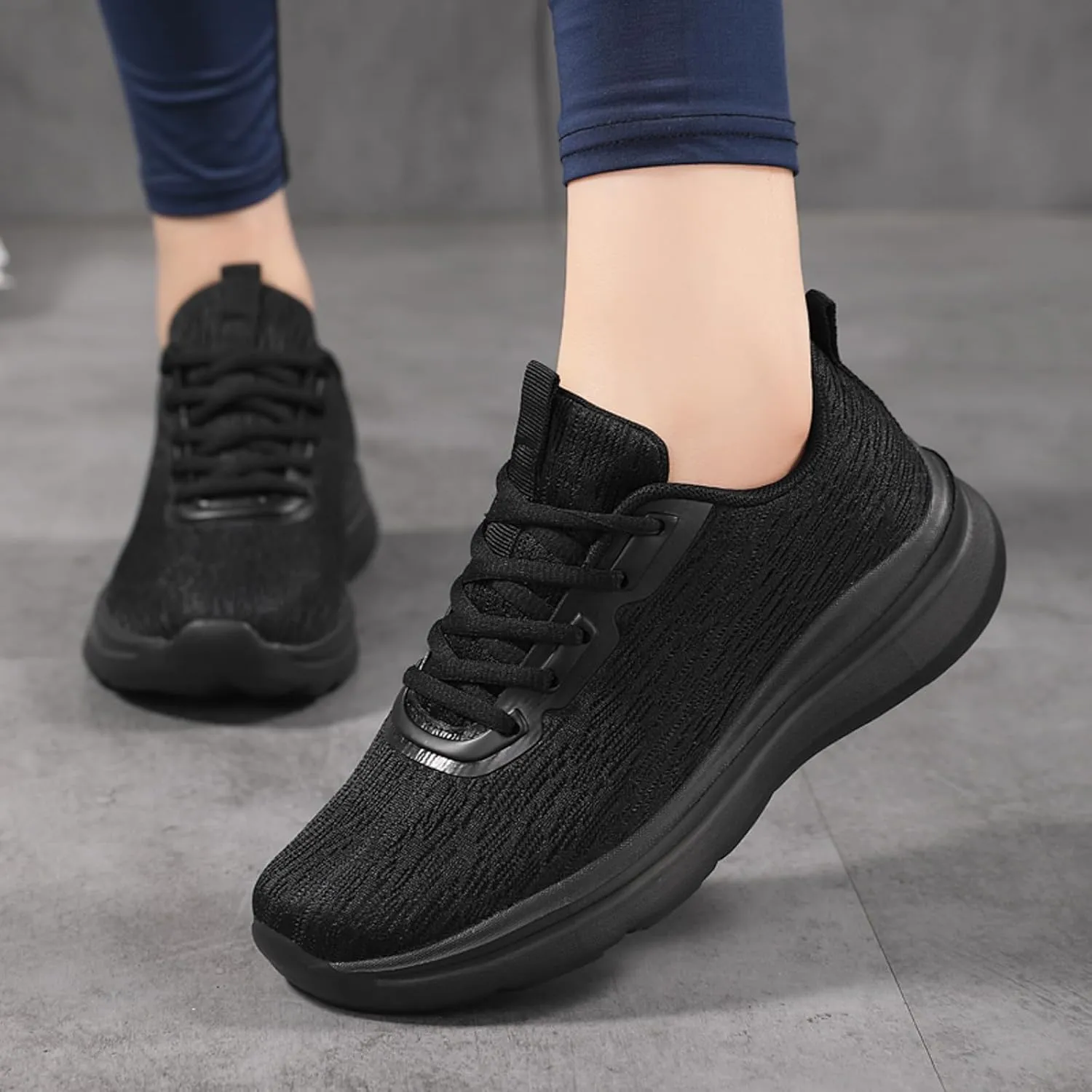 Jogging Walking Sneakers for Men Lightweight Breathable Slip on Running Shoe Athletic Fashion Sneakers for Men