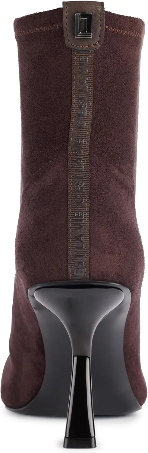 KARL LAGERFELD womens Kelsa Everyday Heeled Bootie